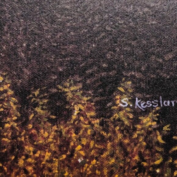 “Eagle Over the Mountains” by S. Kesslar – 1989 – Inspirational Mountain & Eagle - Picture 4 of 4